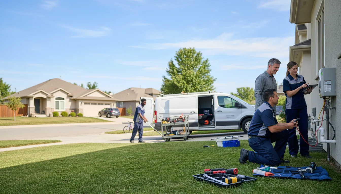 Tankless water heater service in Galena, KS